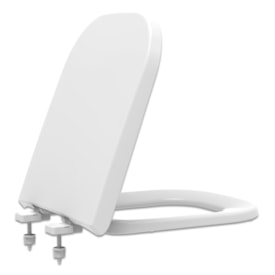 Assento Sanitário Tupan Quadra Soft Close Polipropileno Gelo - QUADEPP17SC