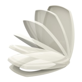 Assento Sanitário Tupan Thema Soft Close Polipropileno Biscuit - THPPE57S