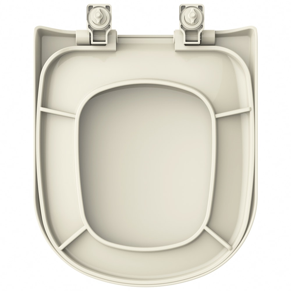 Assento Sanitário Tupan Vogue Soft Close Polipropileno Creme - VPPE37S