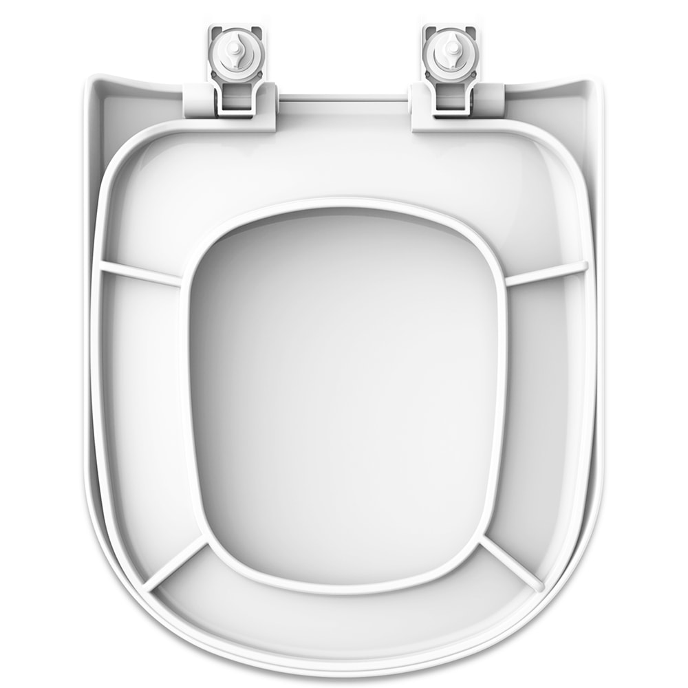 Assento Sanitário Tupan Vogue Soft Close Polipropileno Gelo - VPPE17S