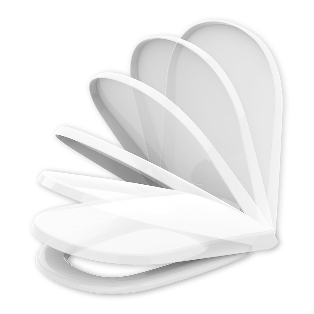 Assento Sanitário Tupan Vogue Soft Close Polipropileno Gelo - VPPE17S