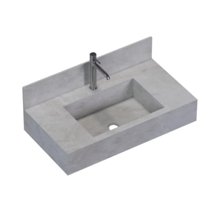 Bancada Suspensa Banheiro Cozimax Napoles 83cm Pulpis - 103362