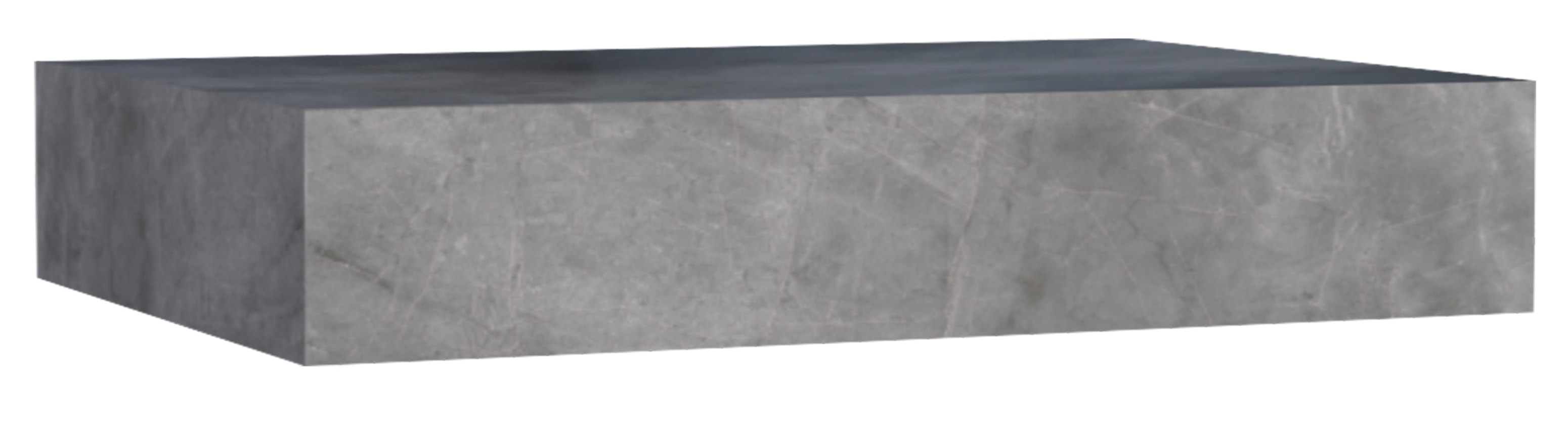 Bancada Suspensa Banheiro Cozimax Peri 60cm Cinza - 101490