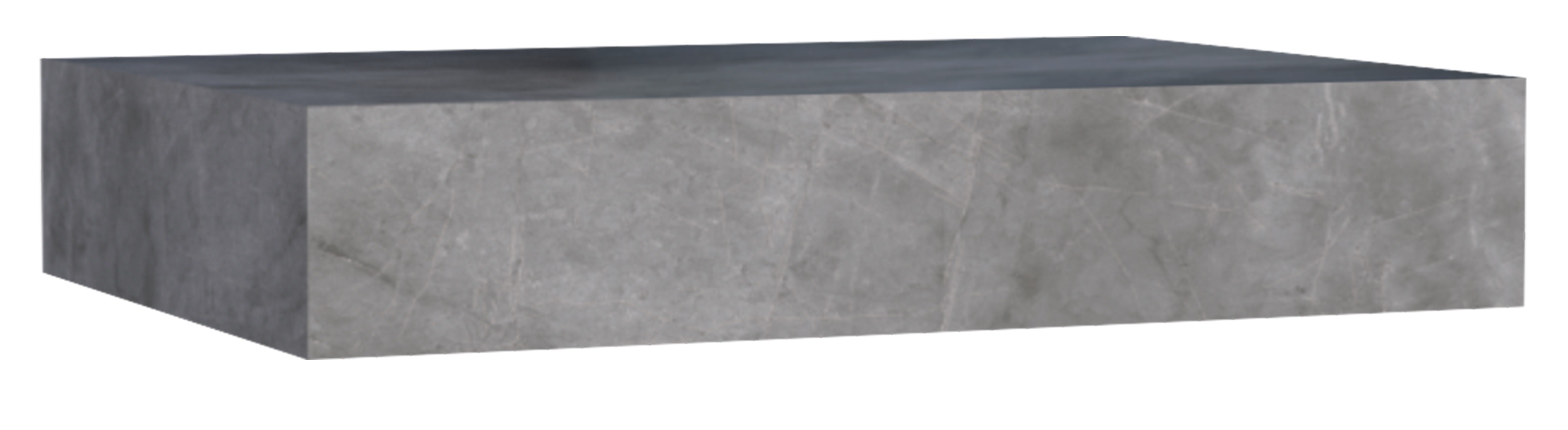 Bancada Suspensa Banheiro Cozimax Peri 80cm Cinza - 101292