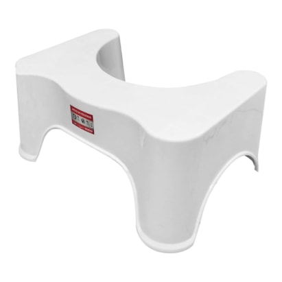 Banco de Banheiro para Apoio dos Pés Mebuki Cócoras Branco - 10400466
