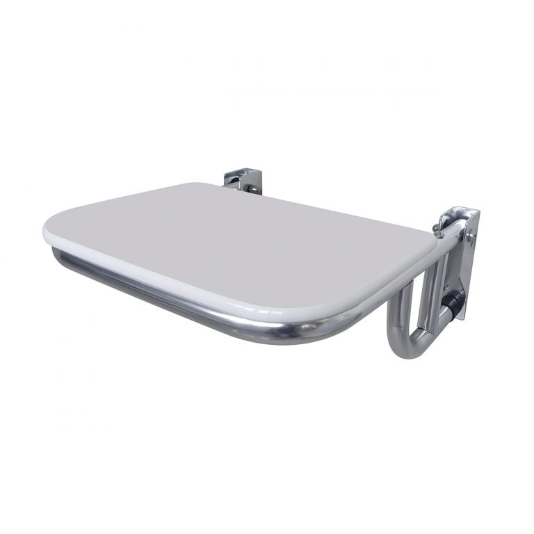 Banco para Banho Dobrável Sicmol 42cm Alumínio Cromado - 24549