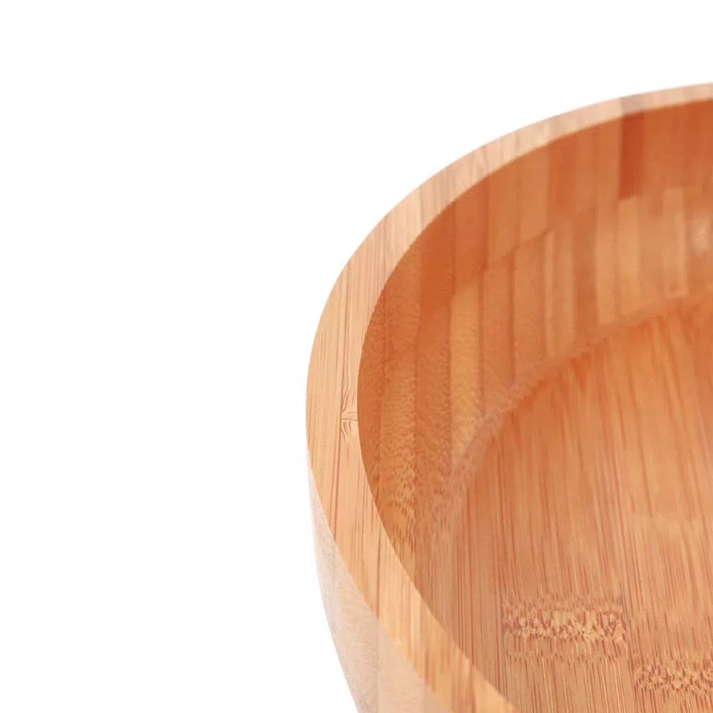 Bandeja Gamela de Madeira Oval Mor 33 x 23cm Bamboo - 003362