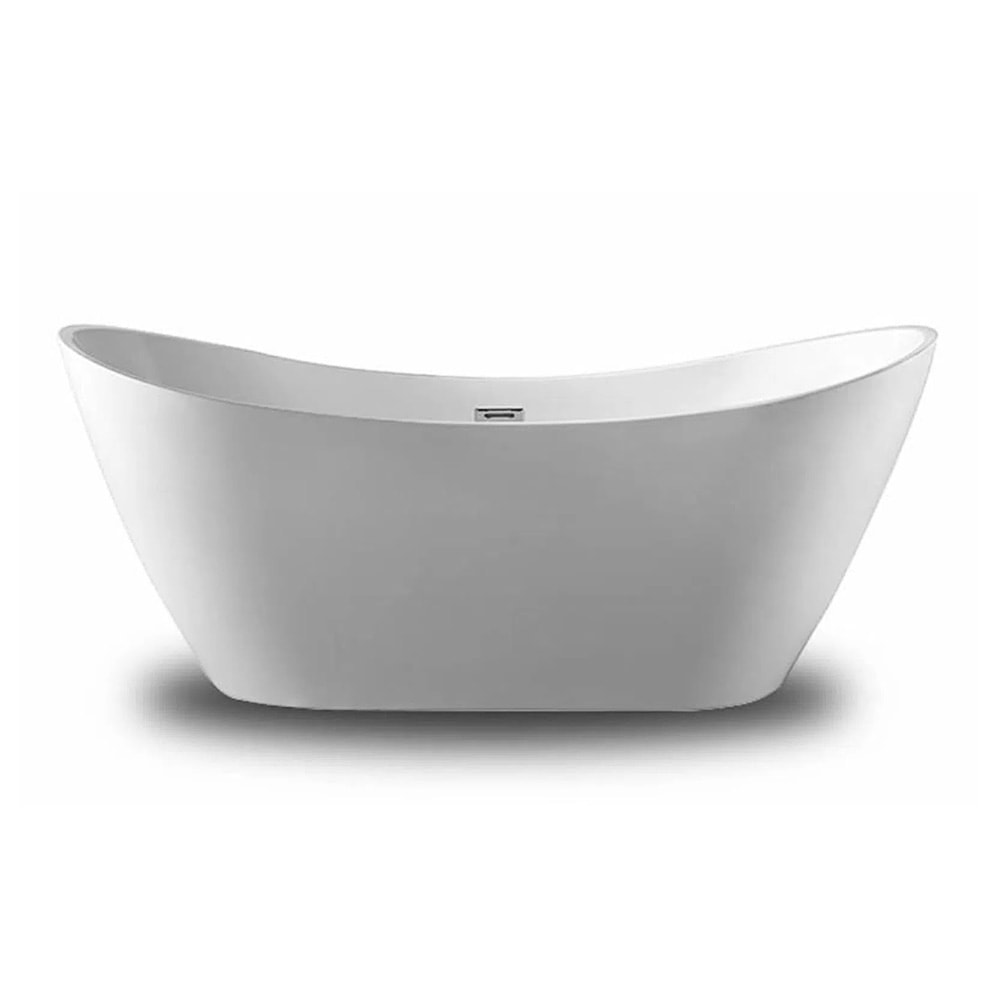 Banheira de Imersão Acrilica 150x72cm Aquaplás Milano sem Hidro Branca - 120.562.801