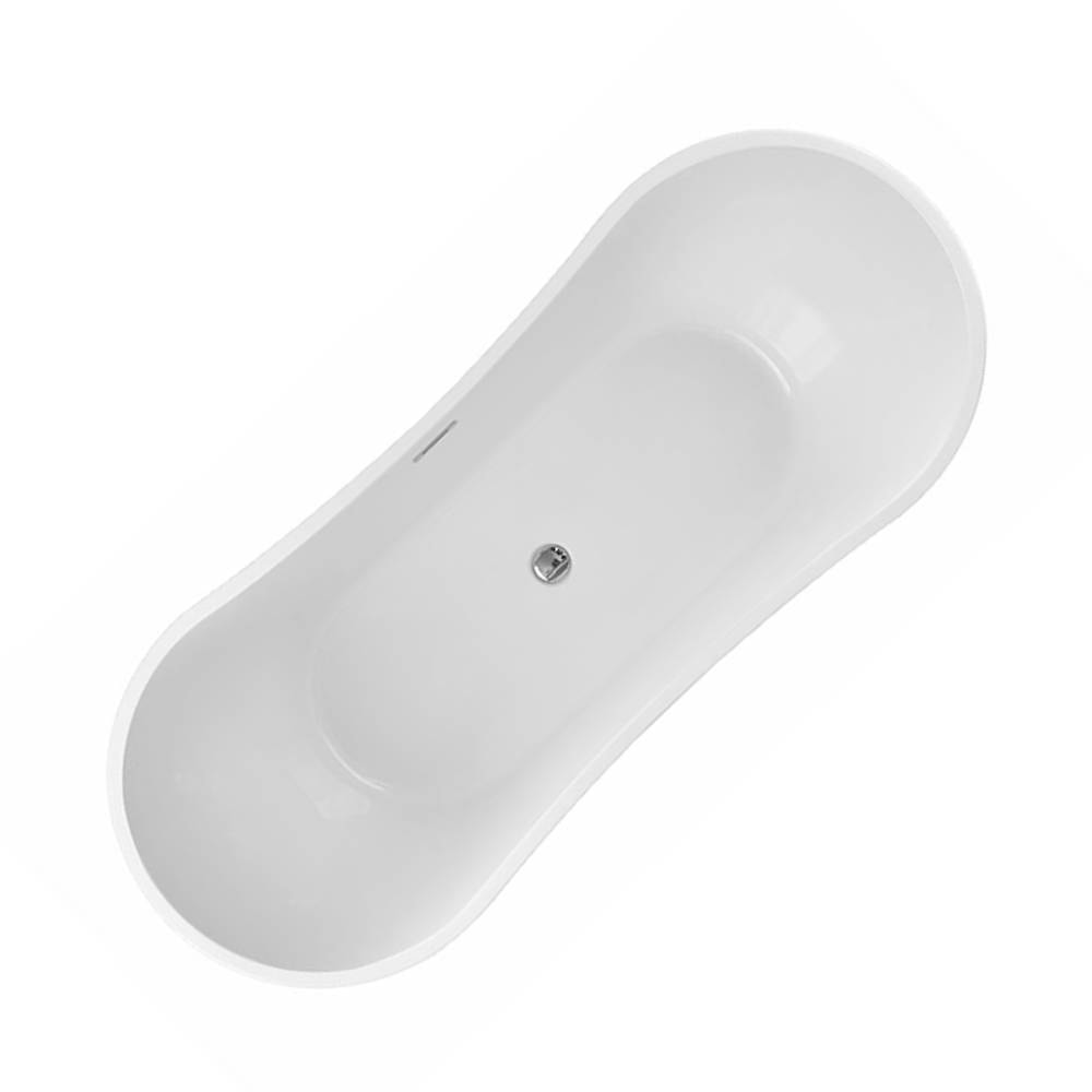 Banheira de Imersão Acrílica 150x72cm Vivace Bardot sem Hidro Branca - 001.20642801