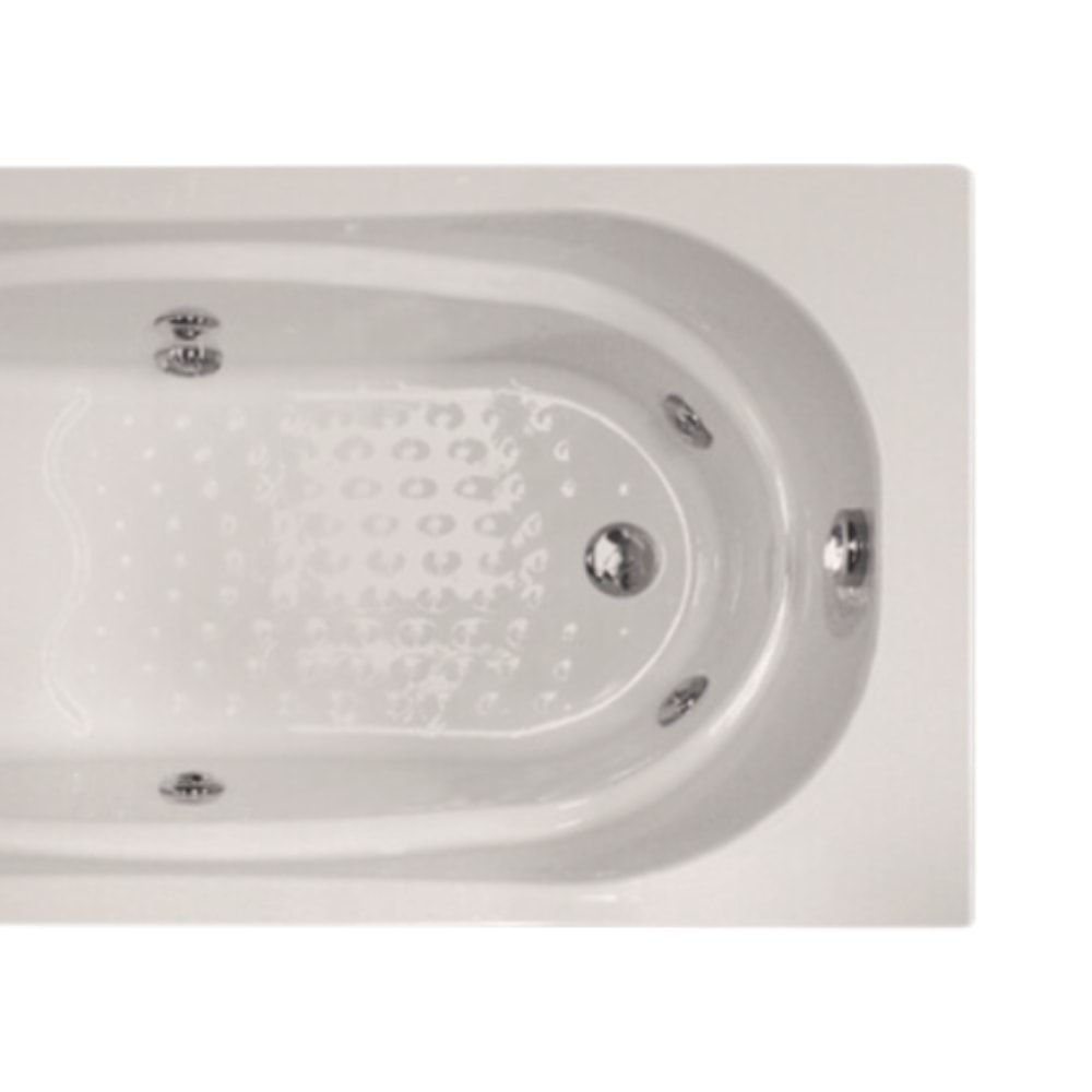 Banheira Hidromassagem 170X80cm Aquaplás Ancona Branco - 001.10380901