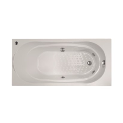 Banheira Hidromassagem 170X80cm Aquaplás Ancona Branco - 001.10380901