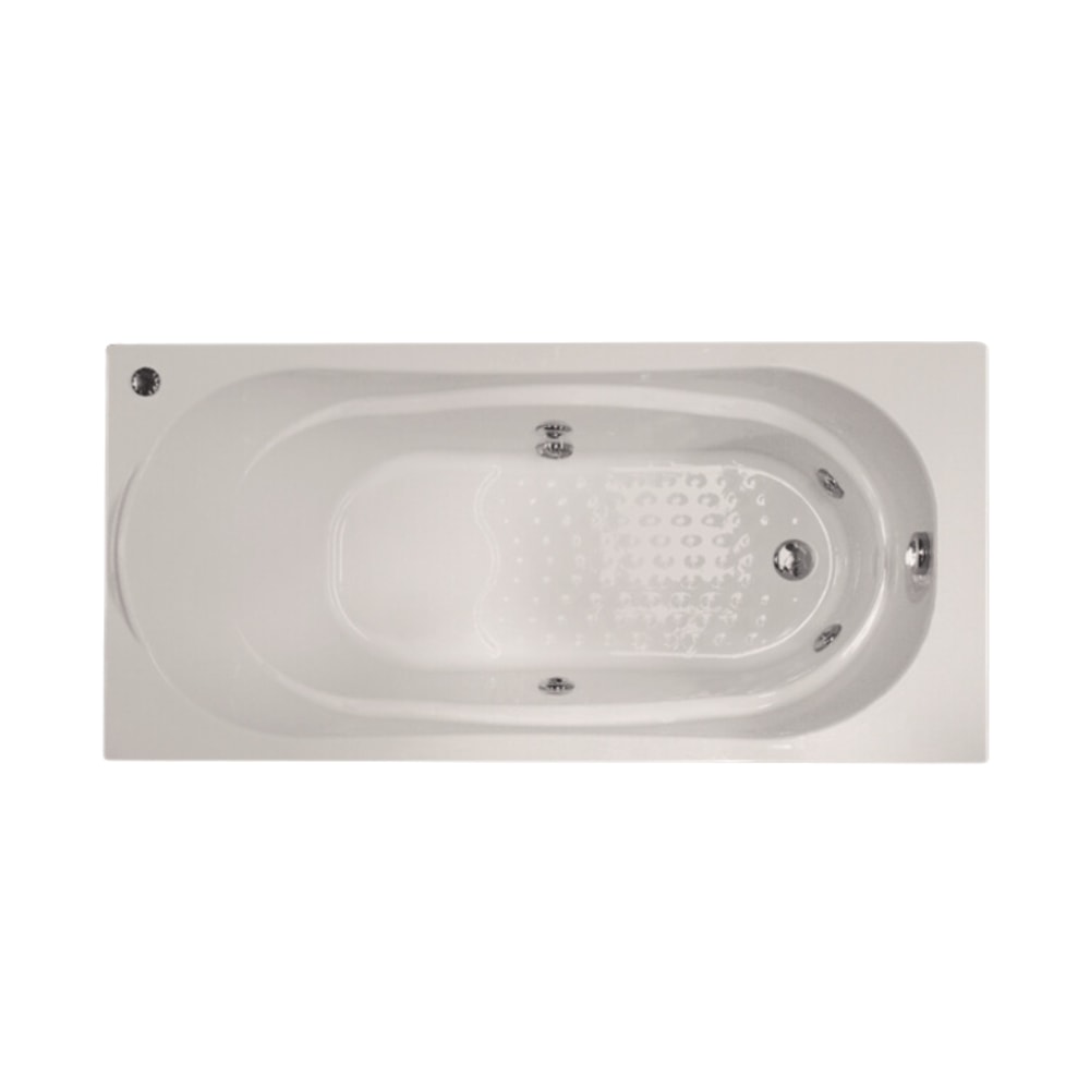 Banheira Hidromassagem 170X80cm Aquaplás Ancona Branco - 001.10380901