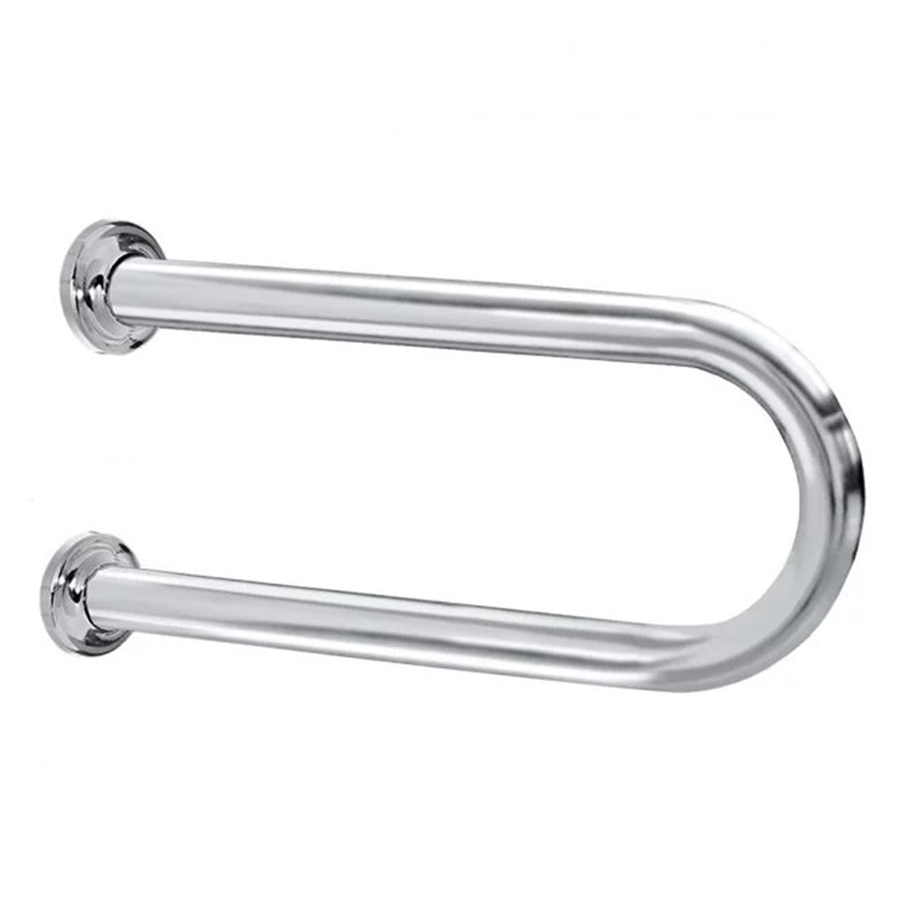 Barra de Apoio 30cm Lateral Fixa Sicmol Alumínio Cromado - 24870