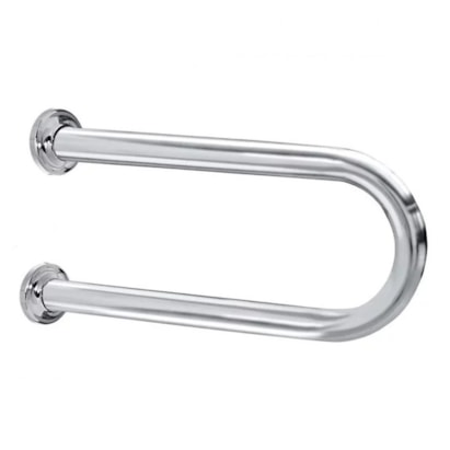 Barra de Apoio 30cm Lateral Fixa Sicmol Alumínio Cromado - 24870