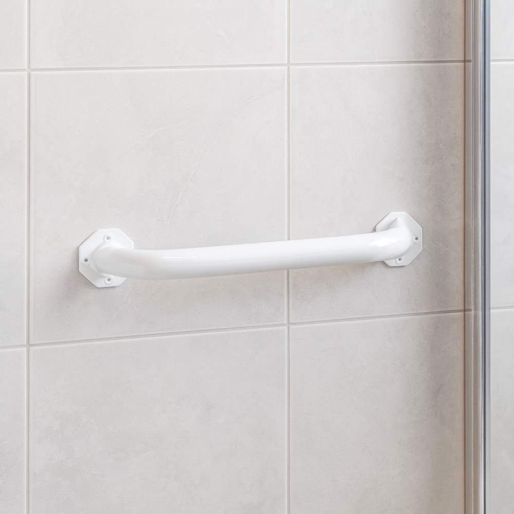 Barra de Apoio 40cm Reta Baricar Branco - 1705