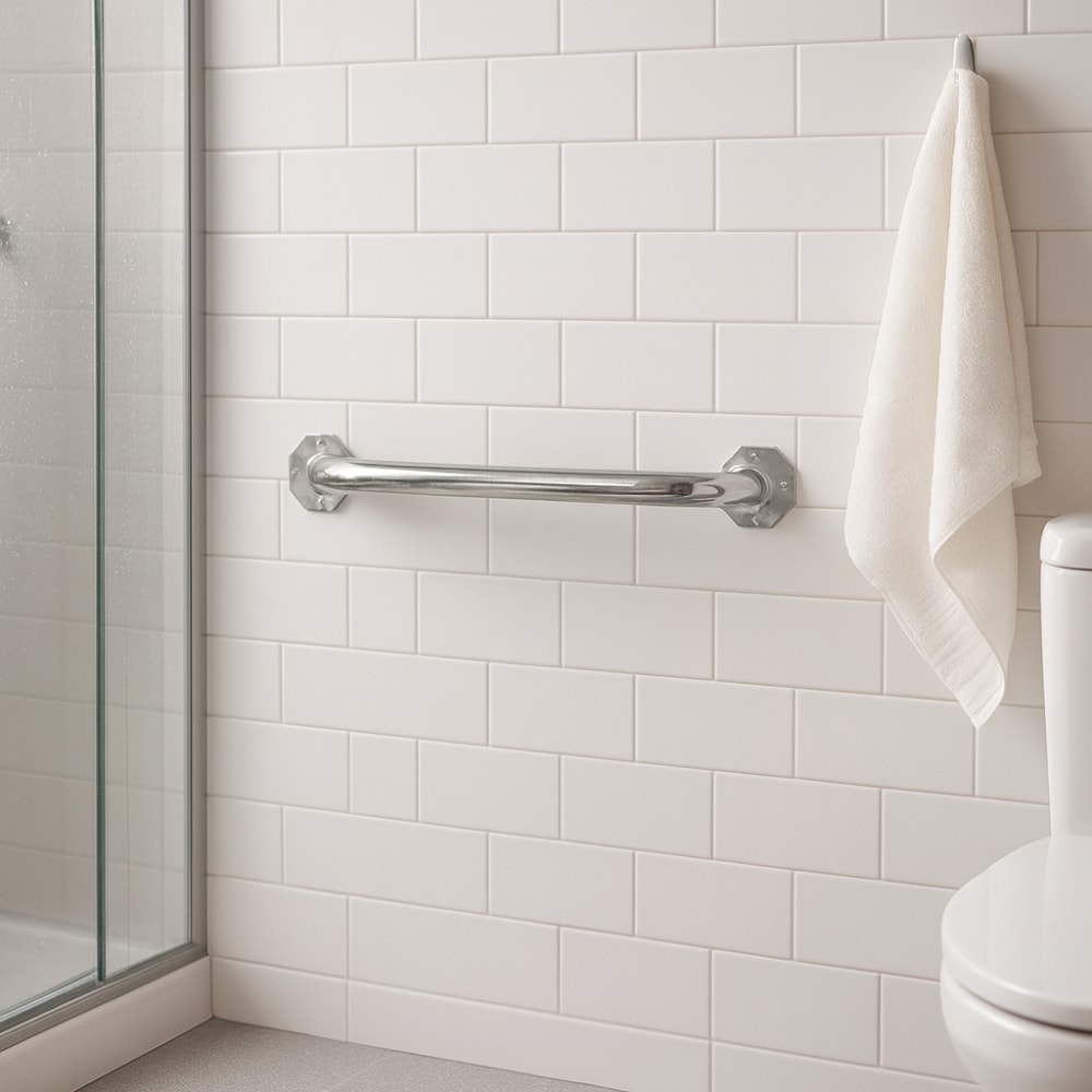 Barra de Apoio 40cm Reta Baricar Cromado - 1715