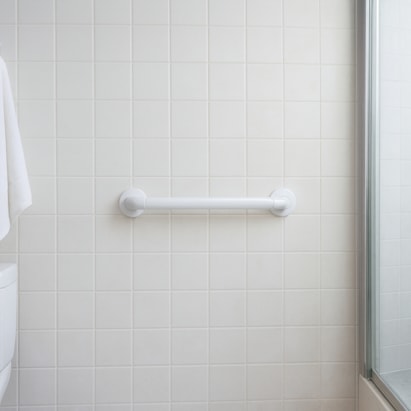 Barra de Apoio 50cm Reta Mebuki Alumínio Branca - 10400414