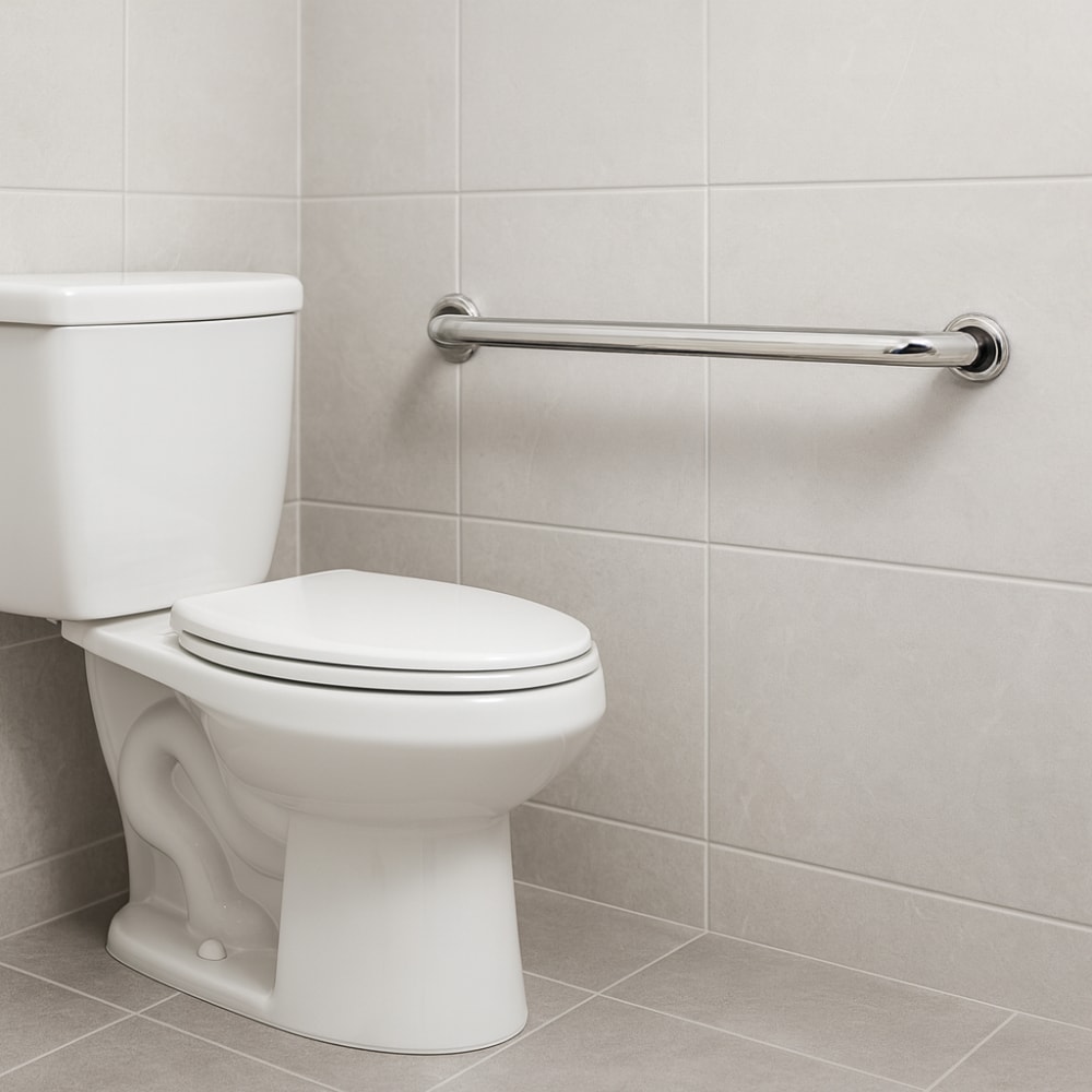 Barra de Apoio 70cm Reta Kimetais Alumínio Cromado - AB002224