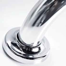 Barra de Apoio 80cm Reta Sicmol Alumínio Cromado - 14566