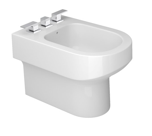 Bidê Com 3 Furos Deca Carrara Branco - B.60.17