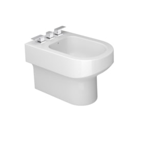 Bidê Com 3 Furos Deca Carrara Branco - B.60.17