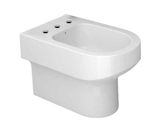 Bidê Com 3 Furos Deca Carrara Branco - B.60.17