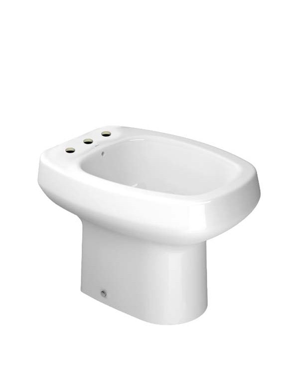Bidê de Banheiro Deca Monte Carlo com 3 Furos Branco - B.8.17