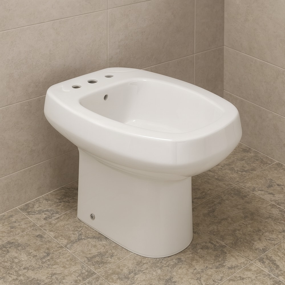 Bidê de Banheiro Deca Monte Carlo com 3 Furos Branco - B.8.17