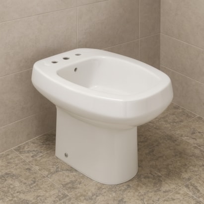 Bidê de Banheiro Deca Monte Carlo com 3 Furos Branco - B.8.17