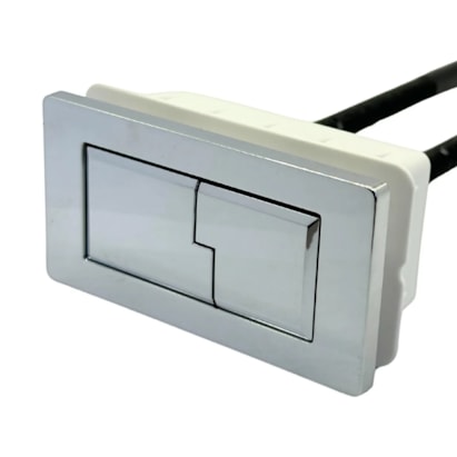 Botão Acionador de Descarga para Caixa Acoplada Dax Cromado - KW-AN001