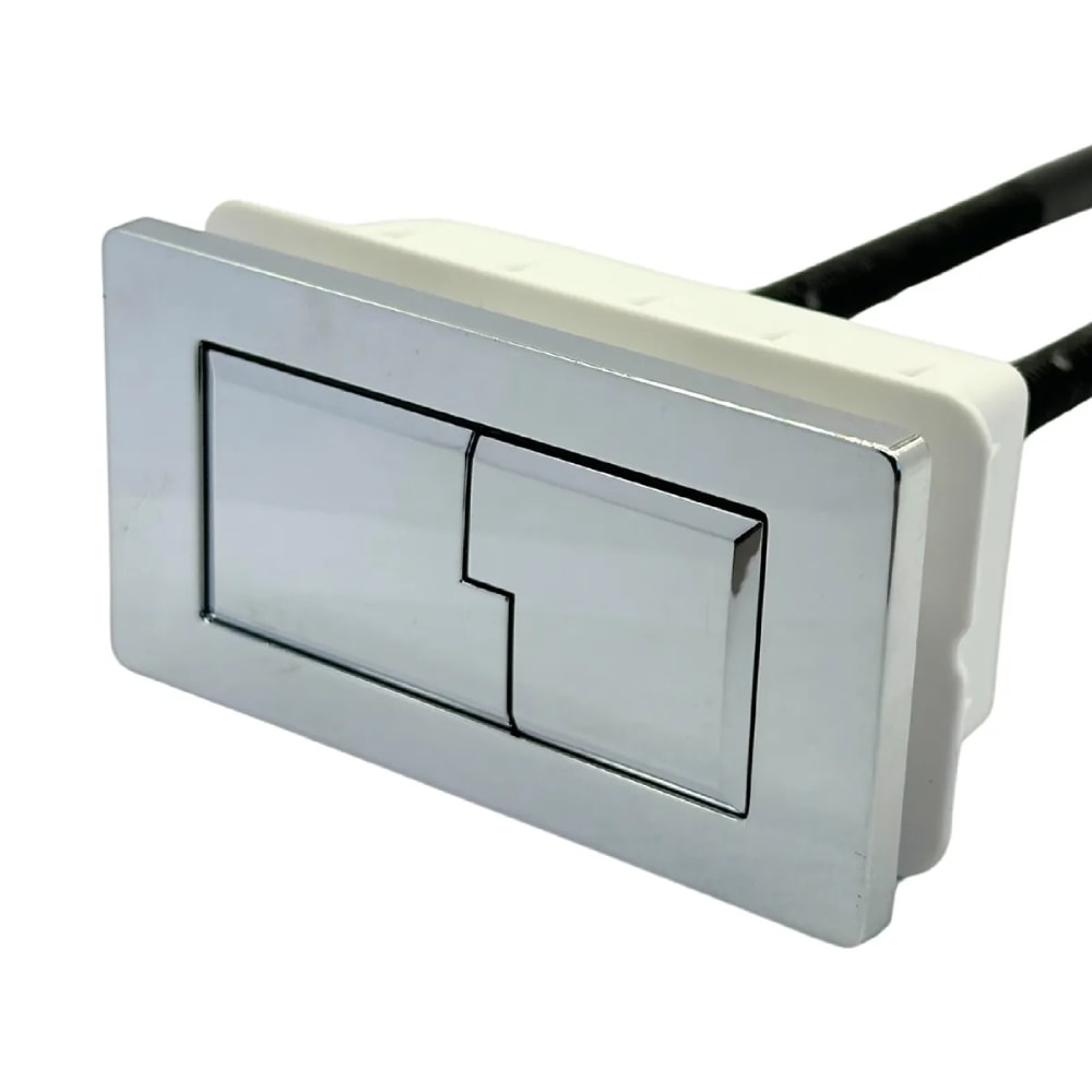 Botão Acionador de Descarga para Caixa Acoplada Dax Cromado - KW-AN001