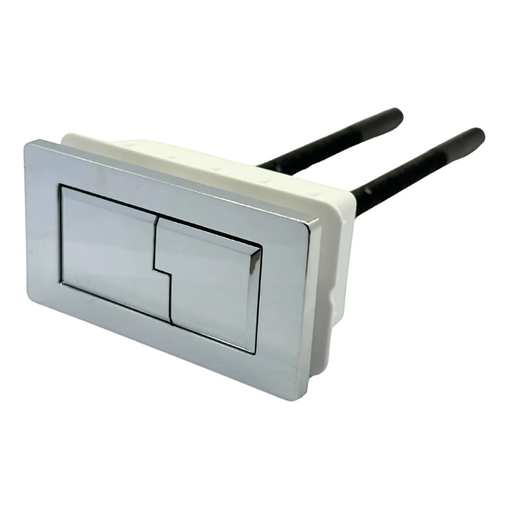 Botão Acionador de Descarga para Caixa Acoplada Dax Cromado - KW-AN001