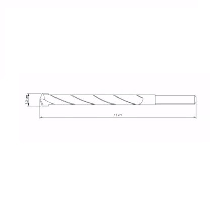 Broca para Concreto 12x150mm DIN 8039 Tramontina - 43142112