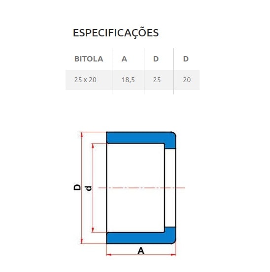 Bucha de Redução Soldável Curta PVC Tigre 25x20mm 3/4