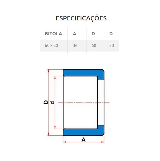 Bucha de Redução Soldável Curta PVC Tigre 60x50mm 2