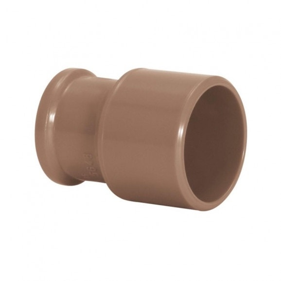 Bucha de Redução Soldável Longa PVC Tigre 75x50mm 2.1/2