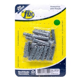 Bucha Plástica +Fix Nº6 25 Peças - VBP6A