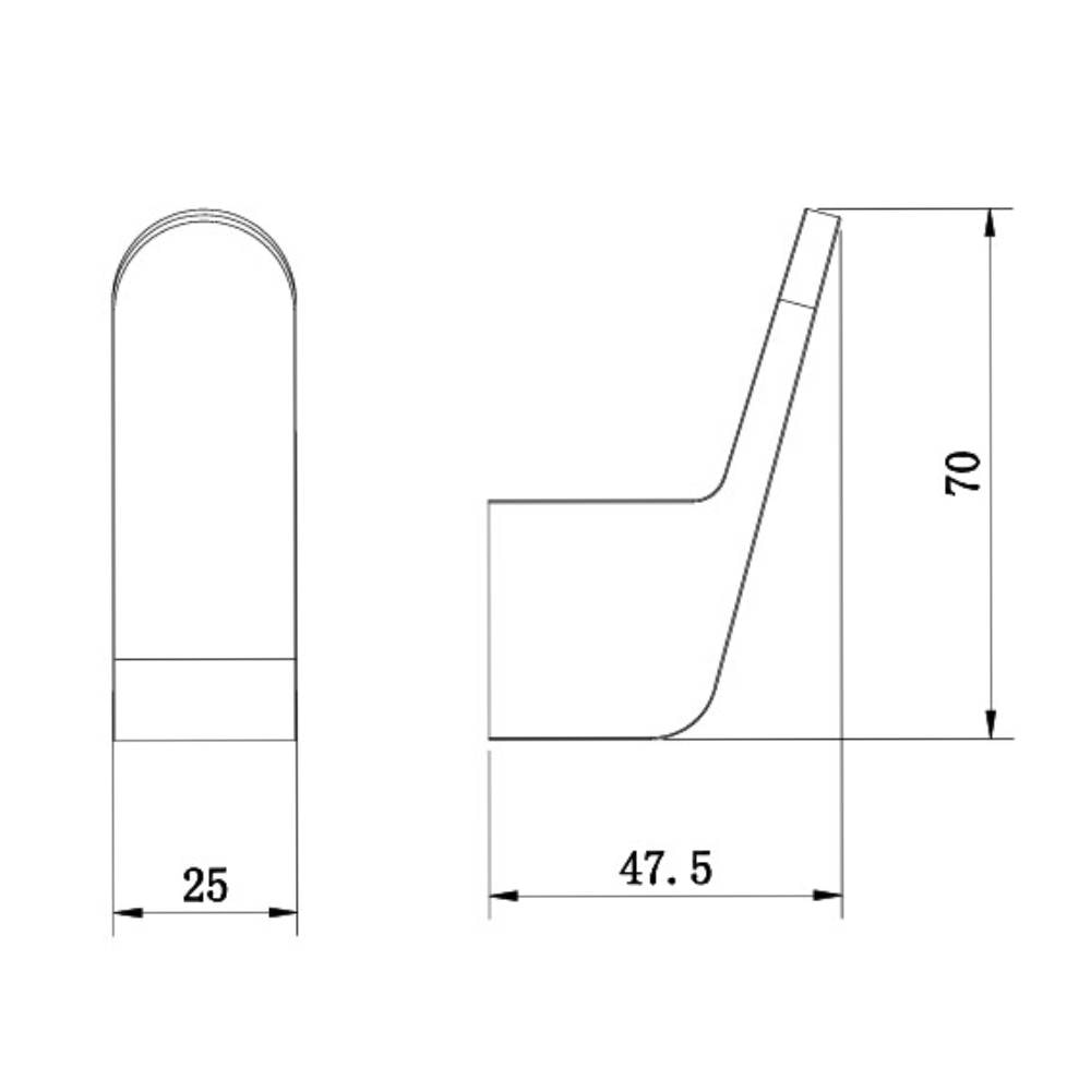 Cabide Dax Iguaçu Black - DAX-2060-IG-BL