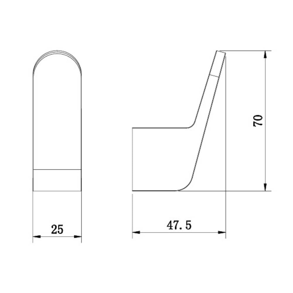 Cabide Dax Iguaçu Cinza - DAX-2060-IG-GR