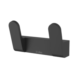 Cabide Dax Iguaçu Duplo Black - DAX-2062-IG-BL