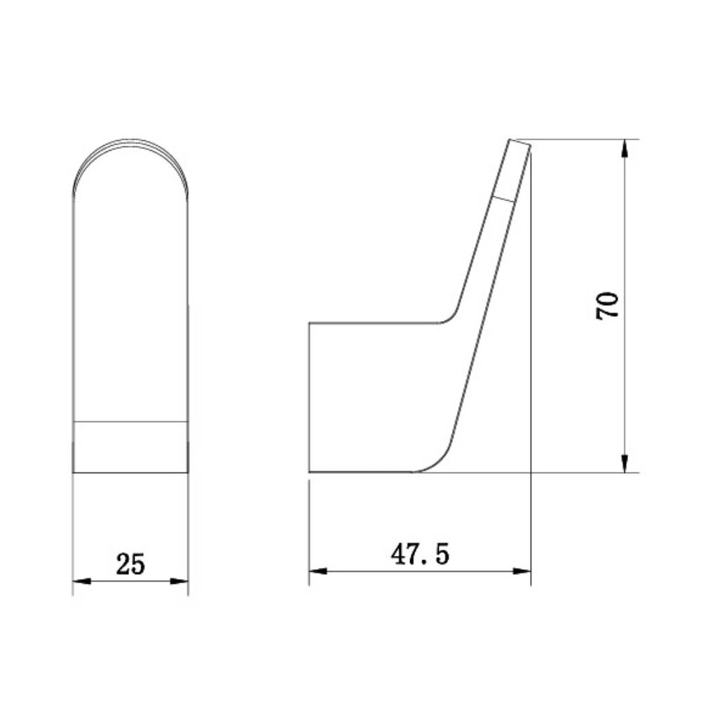 Cabide Dax Iguaçu Gold - DAX-2060-IG-GD