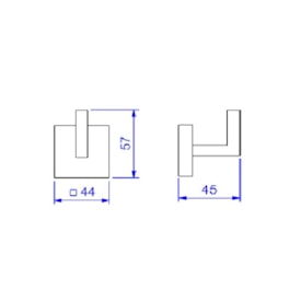 Cabide Deca Clean Red Gold - 2060.GL.CLN.RD