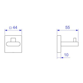 Cabide Deca Polo Gold - 2060.GL33