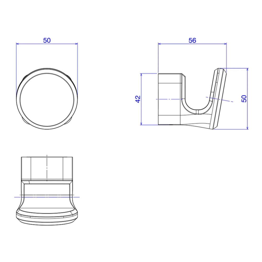 Cabide Deca You Cromado - 2060.C104