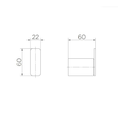 Cabide Docol Flat Cobre Escovado - 00960969