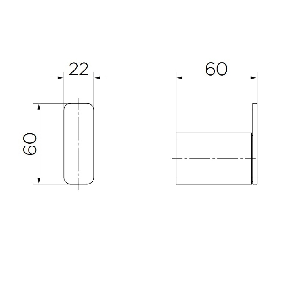 Cabide Docol Flat Níquel Escovado - 90009609044