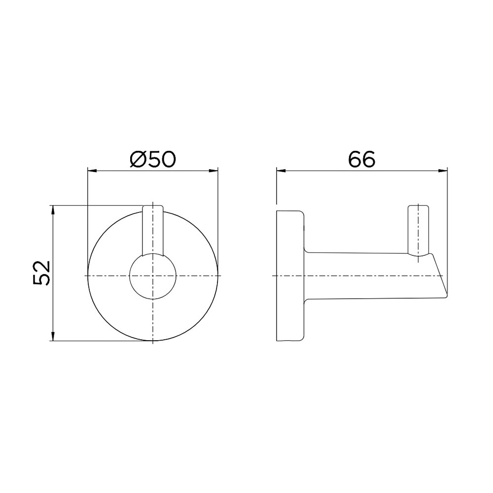 Cabide Docol Hope Cromado - 00761106