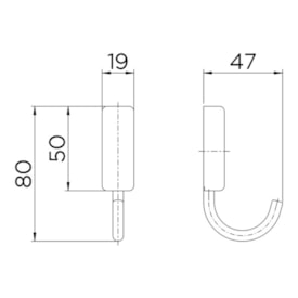 Cabide Docol Idea Cromado - 00585906