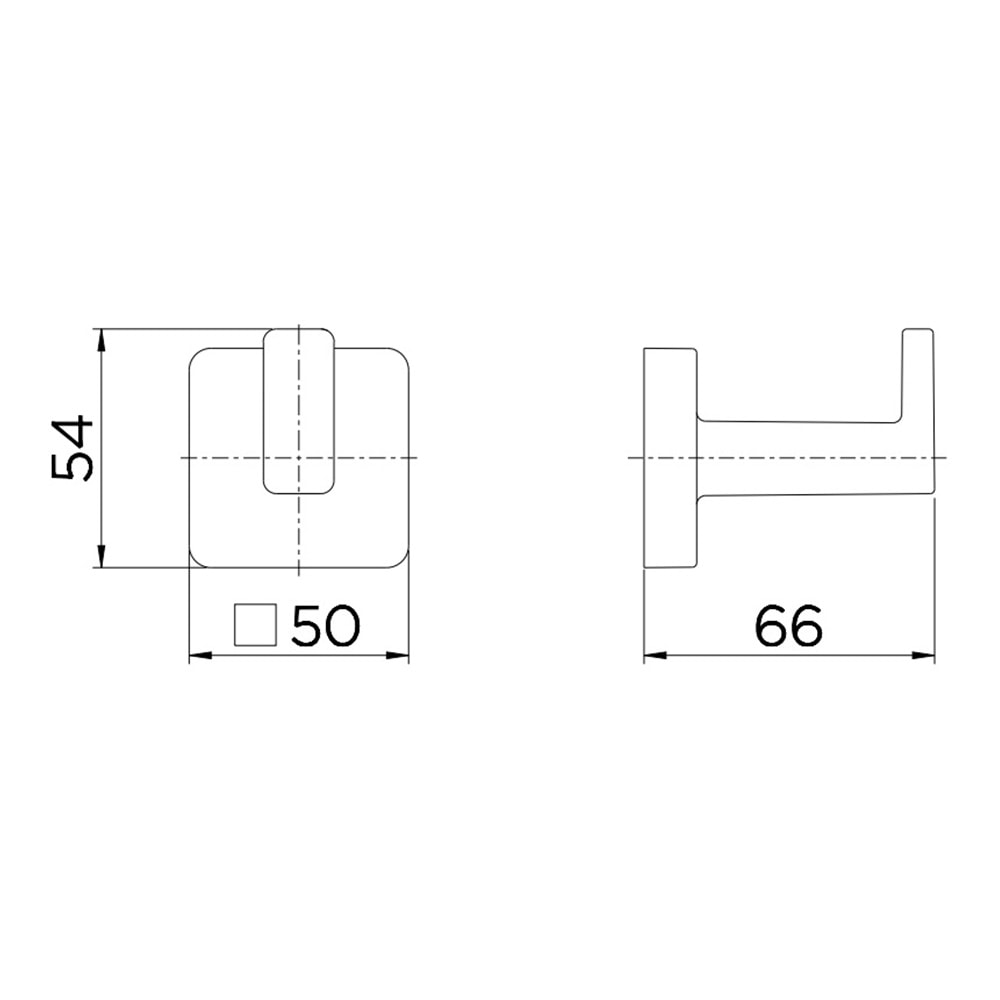 Cabide Docol Trip Cromado - 00761706