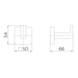 Cabide Docol Trip Cromado - 00761706